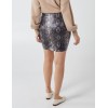 Snake Skin Faux Leather Skirt