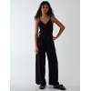 Button Front Strappy Jumpsuit