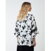 Kimono Top With Laced Sleeve