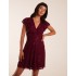 Double Frill Wrap Dress