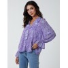 Chiffon Frill Blouse