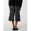 Pleated Abstract Wide Leg Trousers