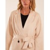 Waist Detail Trench Style Jacket