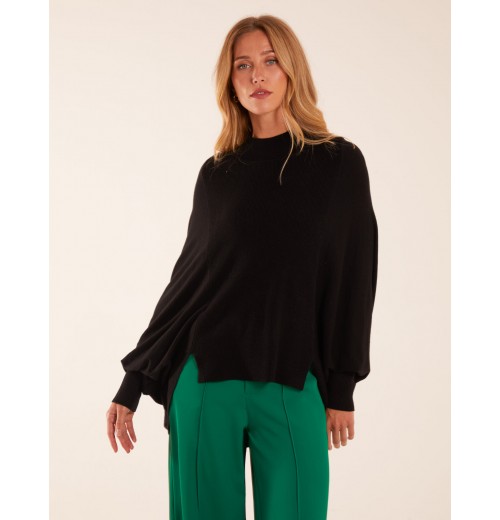 Batwing High Neck Jumper