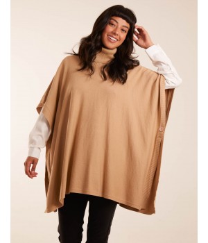 High Neck Poncho