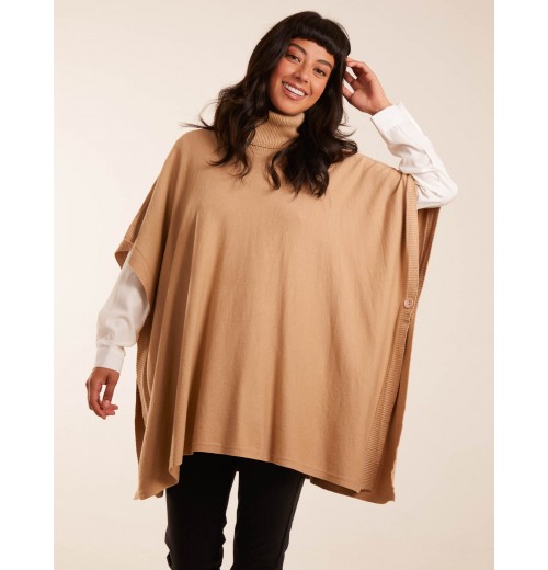 High Neck Poncho