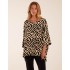 Zebra Print Oversize Top