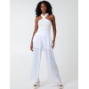 Shirring Waist Wide Leg Trousers