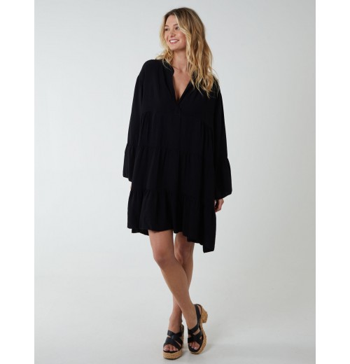 Long Sleeve Over Sized Tunic Dress