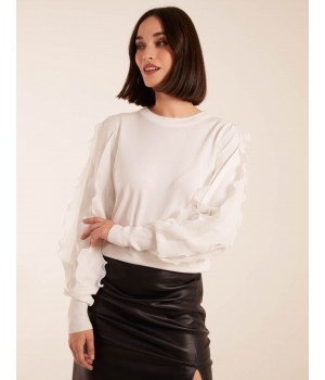 Frill Sleeved Jumper