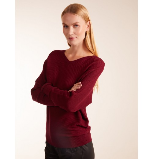 Jumper Rib V-Neck