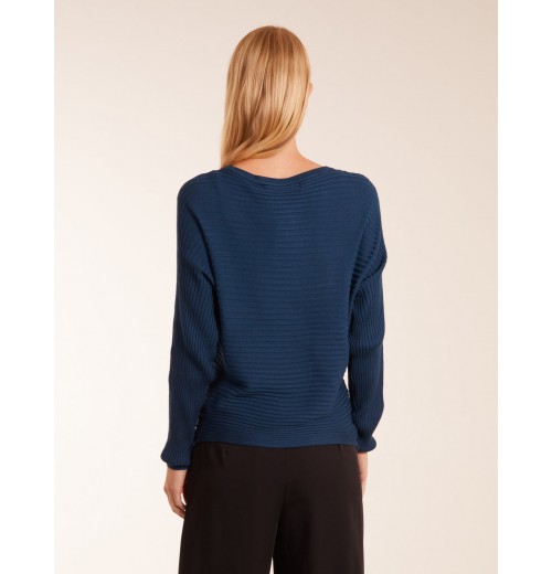 Ribbed Batwing Jumper