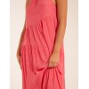 Drawstring Tier Maxi Dress